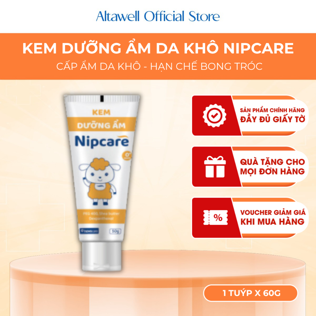 Kem Dưỡng Ẩm Nipcare - Hỗ Trợ Dưỡng Ẩm Cho Da Khô