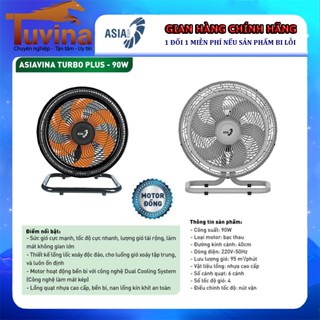 Quạt sàn ASIA TURBO PLUS VY636891, Y636791 90W bán công nghiệp - Bảo hành chính hãng 24 tháng