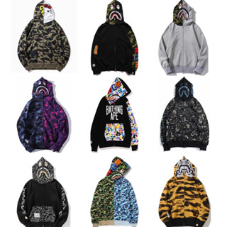 Áo Khoác Hoodie Local Bape MM Nam Nữ Form Rộng Chất Cotton Cao Cấp Mềm Mại Có Mũ Không Xù