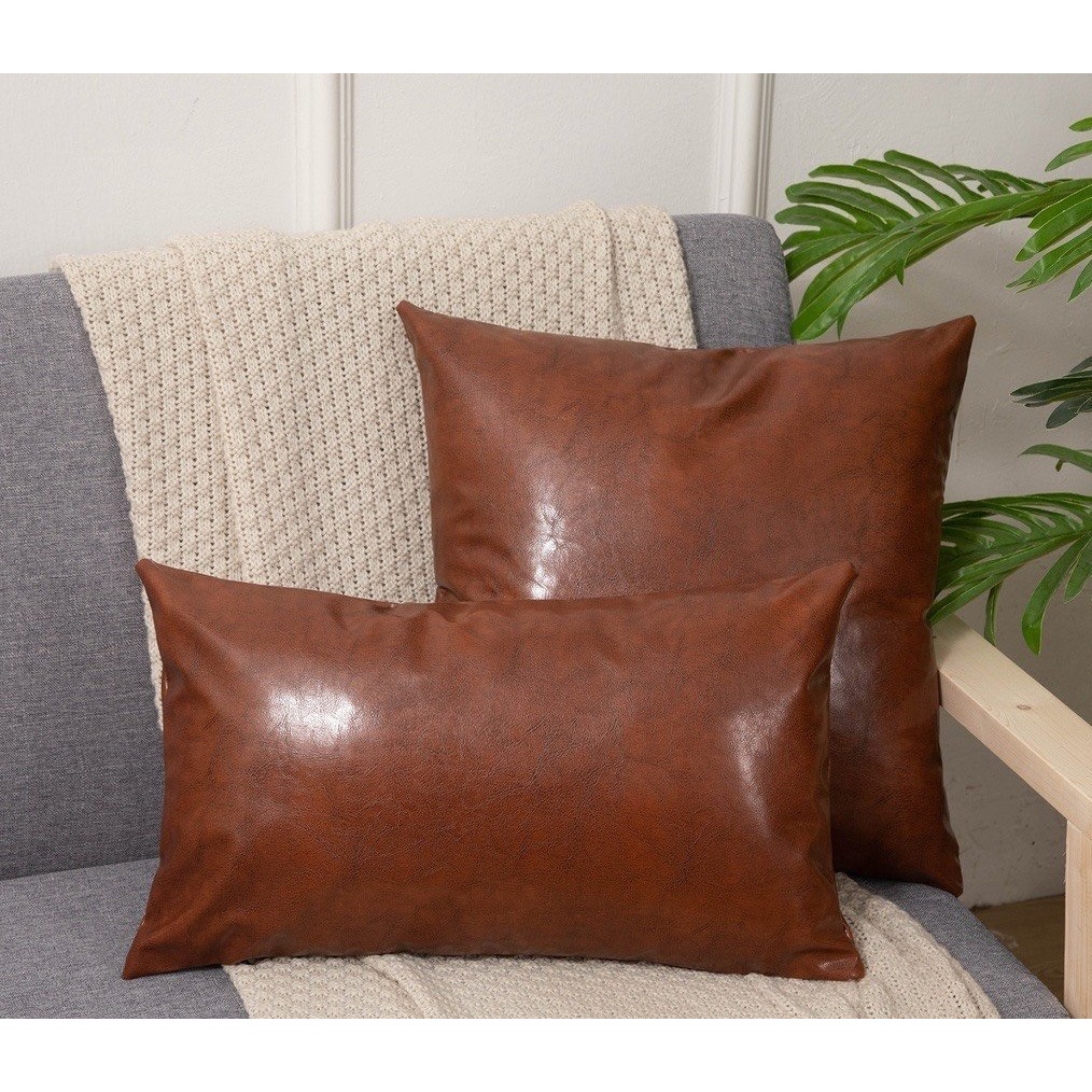 Gối sofa, gối tựa lưng sofa,Gối nằm , gối ôm sofa vỏ da cao cấp