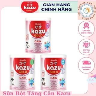 Sữa Kazu Gain Gold số 0+, 1+, 2+  Phát triển trí não, chiều cao cân nặng, cho bé tiêu hóa khỏe mạnh