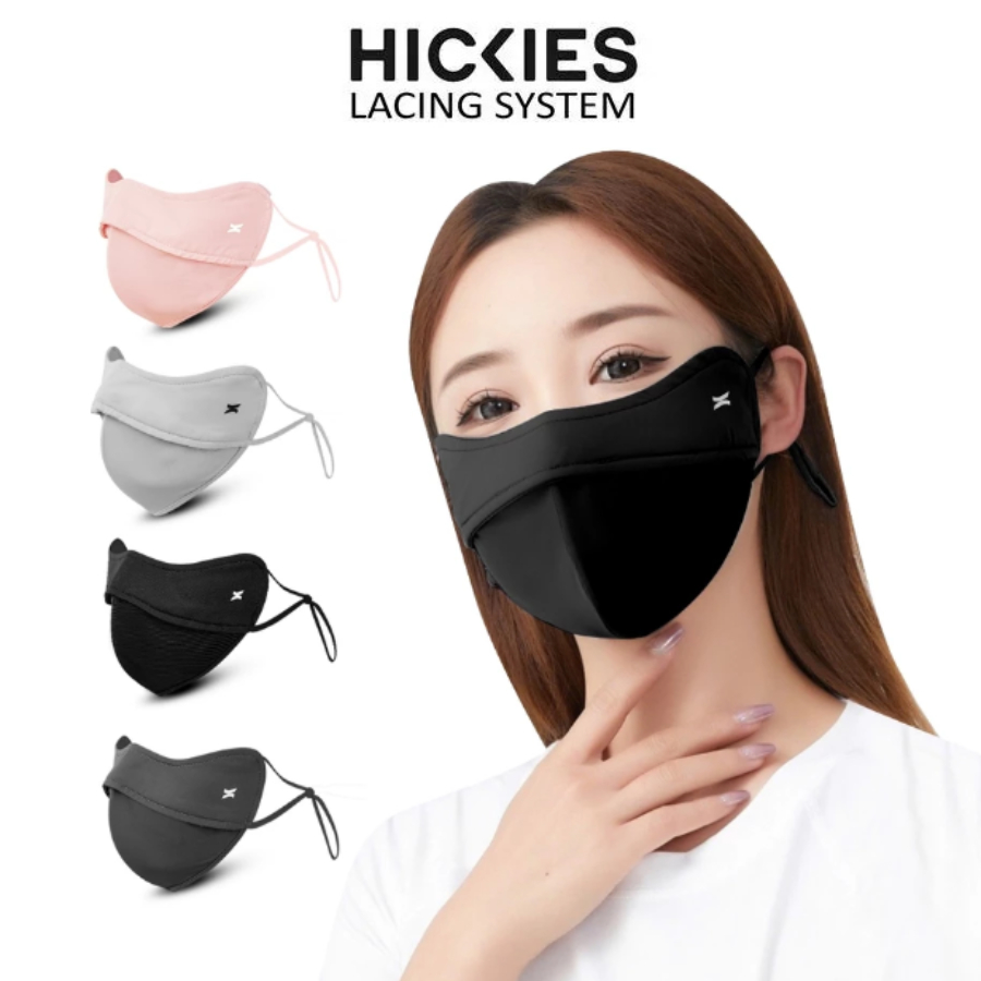 Khẩu Trang Chống Nắng Chống UV UPPER YOU Chất Lụa Băng Mịn Mát Thoáng Khí - HICKIES LACING SYSTEM