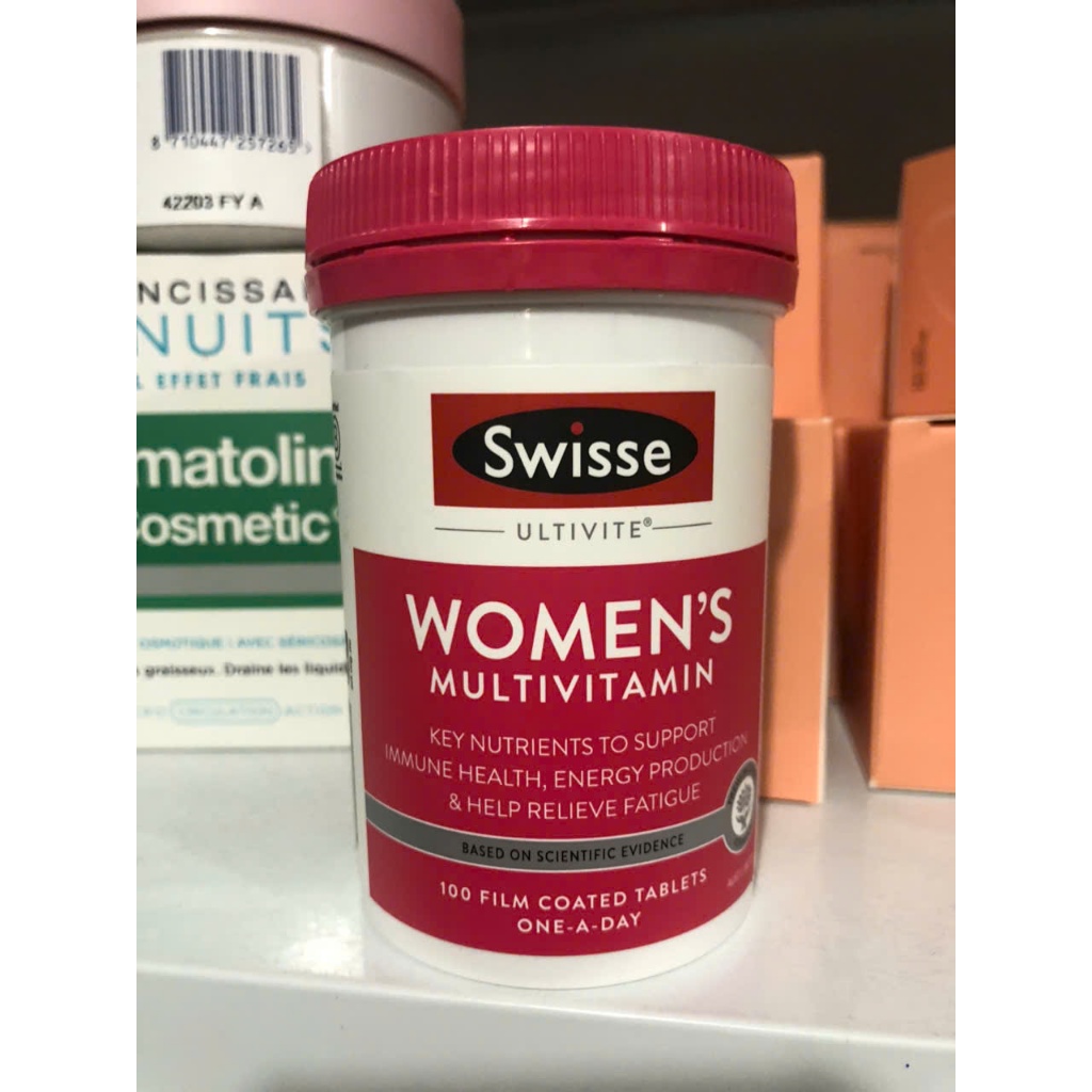Swisse Men’s Ultivite Multivitamin Vitamin tổng hợp nữ Úc (100v)