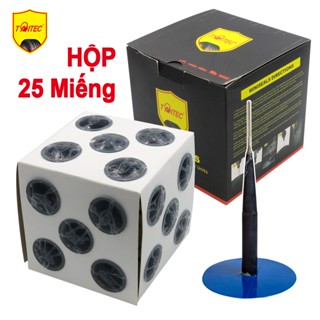Hộp 25 Miếng vá Nấm vá vỏ, vá lốp không săm xe ô tô, mô tô, xe máy, xe tải, chính hãng TAITEC