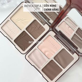Bảng Tạo Khối Và Bắt Sáng JUDYDOLL Phiên Bản Mới 3.0, 4 Ô Kèm Highlight Nhũ 9g