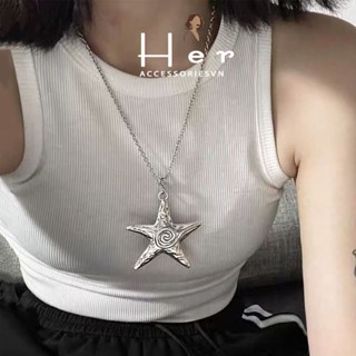 [HÀNG SẴN] Vòng cổ đi biển vỏ sò sao biển vỏ ốc, Dây chuyền dài y2k phụ kiện đi biển cá tính Her Accessories C151