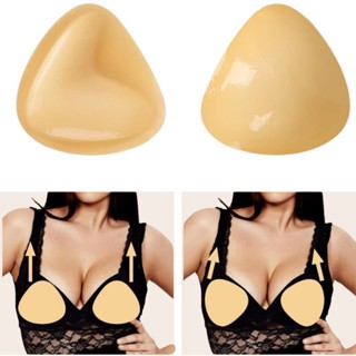 Miếng dán ngực tam giác dày dặn viền V nâng ngực chống lộ đồ lót thể thao đồ bơi miếng đệm ngực tự dán LuciK Shop DV0001