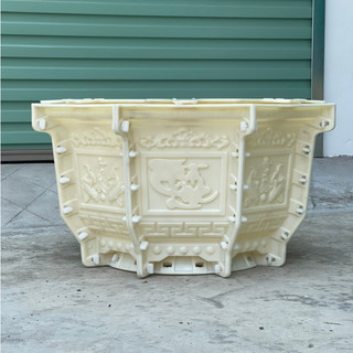  XẢ KHO Khuôn đúc chậu cảnh bát giác 59cm nhựa ABS có lòng trong 