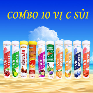 Viên Sủi  Vitamin C và các vị khác Hỗ trợ tăng cường hệ miễn dịch 20 Viên của Đức [Đủ Bill]