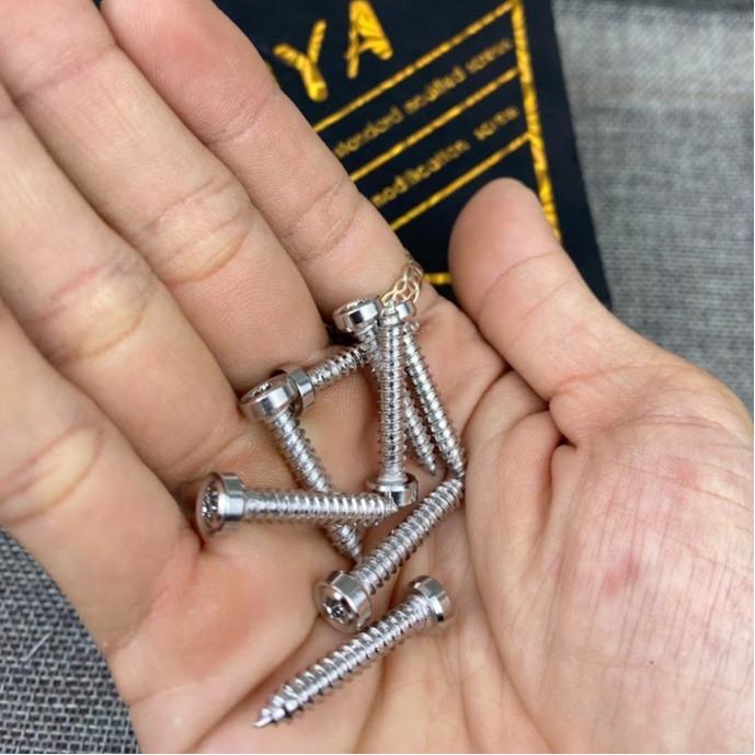 2 Ốc Đèn Hậu Sau 4x23mm Salaya Inox 304 Lắp Dòng Xe Sirius ,Wave