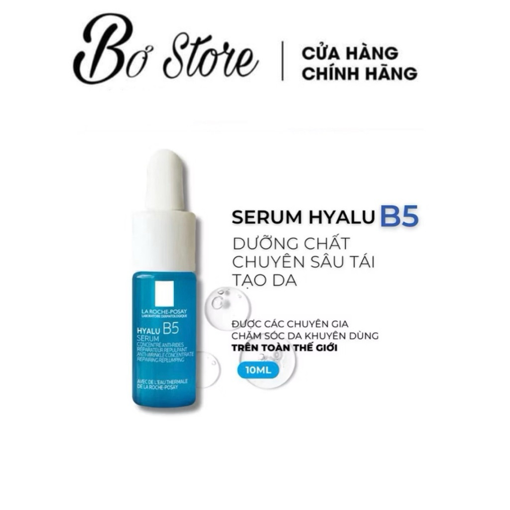 [MINI SIZE] Serum La Roche-Posay Hyalu B5 cấp nước phục hồi và tái tạo da, 10ml