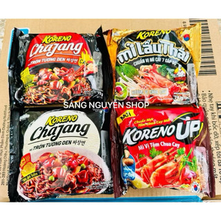  Combo 5-10 Gói Mì Tương Đen Koreno Úp 4 Phút Gói 78g 