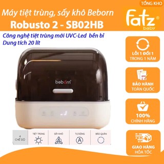 Máy úp bình sữa công nghệ mới UVC Led  - Beborn SB02HB  tiệt trùng sấy khô khử mùi bảo quản  khử mùi Fatz Baby Tidy 1  