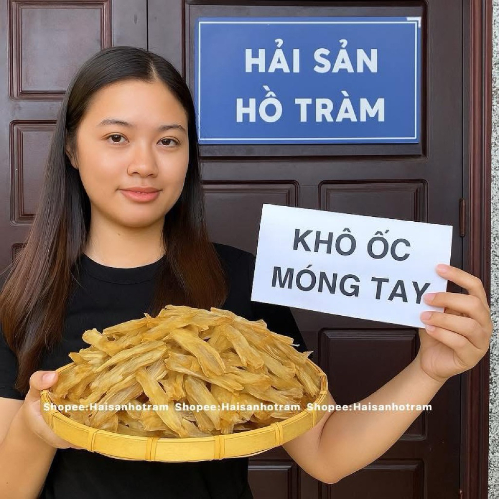 (Loại 1)Khô Ốc Móng Tay Loại Ngon Hàng Khô Ráo Ăn Ngọt Như Mực Khô Chấm Tương ớt chinsu