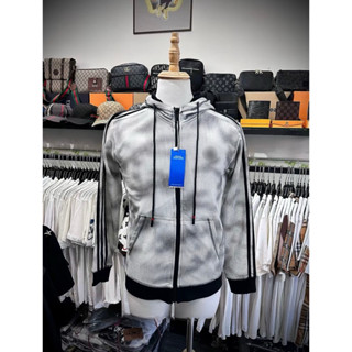  ÁO KHOÁC NAM - 3 SỌC TAY ADIIDDAS CAO CẤP CÓ NÓN 