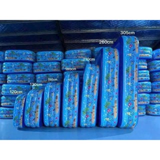 Bể Bơi, Hồ Bơi Cho Bé 3M/ 2M6/2M1/1M8/1M5/1M3/1M2, 3 Tầng Tặng Kèm Miếng Vá Miễn Ship Toàn Quốc
