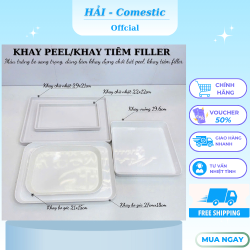 Khay Dựng Dụng Cụ Spa Phong Cách Hàn Quốc