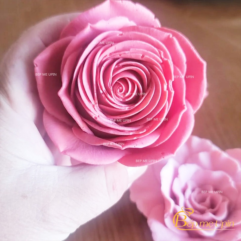 Khuôn silicon hoa hồng H97 tạo hình hoa làm