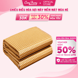  Chiếu Điều Hòa Sợi Mây Lót Lụa PHONG ANH  Chiếu mây tổng hợp đủ kích thước giường cá nhân Nằm văn phòng Ký Túc Xá 