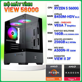 Máy tính AMD Ryzen 5 5600GT B450M 16G 256G - 36T