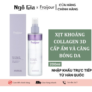  Xịt Khoáng Trắng Da Cấp Ẩm Và Căng Bóng Collagen 3D Fraijour Retinol Core Ampoule Mist 200ml 