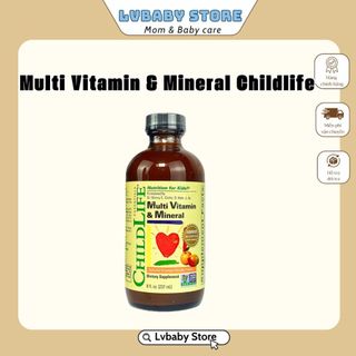 Multi Vitamin & Mineral CHILDLIFE cho bé từ 6m đến 12 tuổi