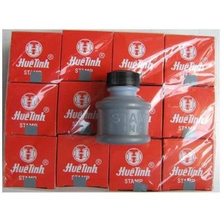 Mực BẠC, ĐEN.TRẮNG, Đỏ  đóng lên vải Huê Tinh 555 (30ml / lọ)