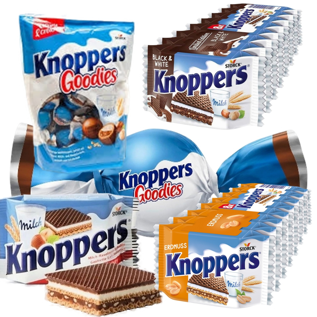 Knoppers Yoghurt, Black & White, Goodies, Erdnuss / Lotus Biscoff, Marou, Toffifee, Loacker