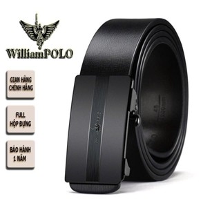 Thắt lưng nam , dây nịt nam FaiaoePOLO chất liệu da bò FULL hộp đựng túi xách POLO 01
