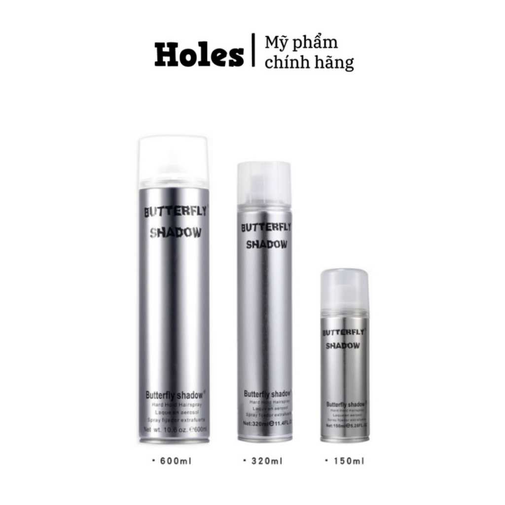 Gôm xịt tóc Butterfly Shadow chính hãng