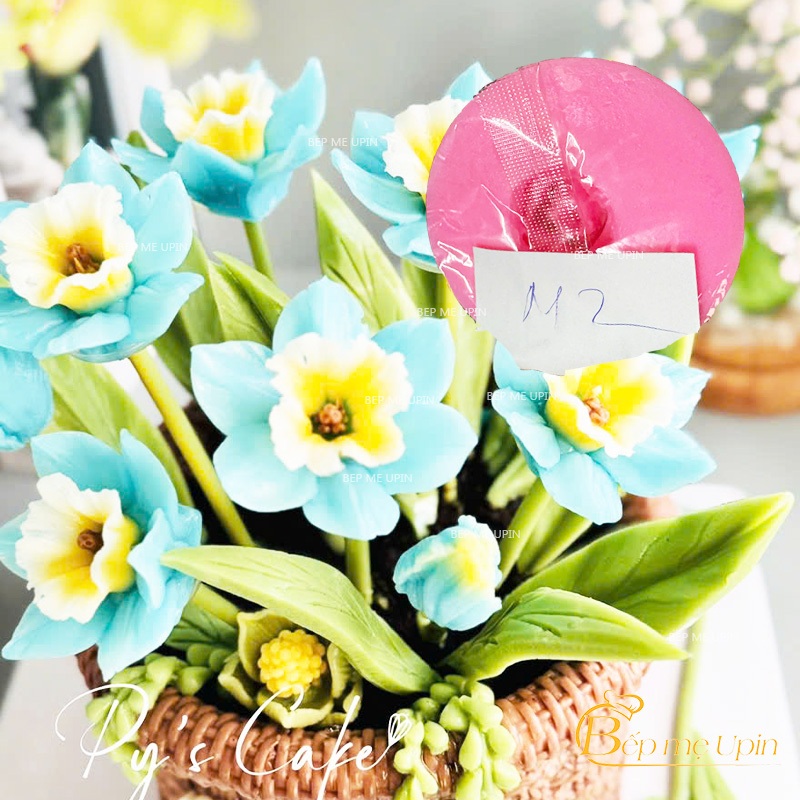 Khuôn silicon 4d hoa thuỷ tiên 6 cánh Narcissus M2