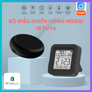 Bộ điều khiển hồng ngoại IR Tuya Wifi, Điều khiển từ xa điều hòa, ti vi, quạt điện thông qua app