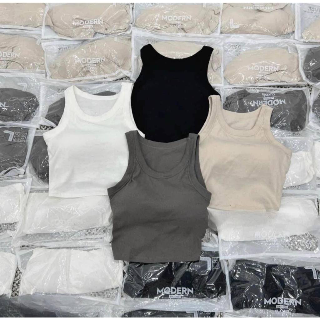 ÁO 2 DÂY KÈM BRA CHẤT COTTON MỀM MÁT