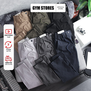  Quần dài nam GYM PT lưng thun rút dây vải mềm đủ màu form suông mặc đi làm đi chơi - Size 29 đến 36 