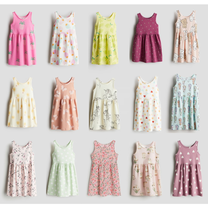 [HM AUTH] Váy sát nách HM auth chất liệu cotton