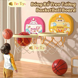 Đồ chơi bóng rổ cho bé trong nhà phát triển chiều cao thể chất đồ chơi bóng rổ mini đồ chơi vận động ngoài trời Bee Toys