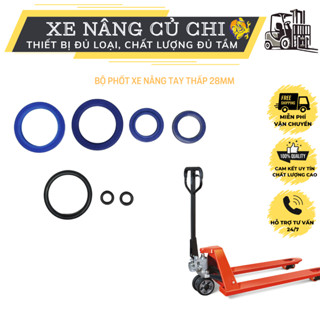  Phốt xe nâng tay thấp 2000kg 28mm phốt thủy lực dùng cho xe nâng tay 2 tấn size 28mm ty lớn – 16mm ty nhỏ giữ kín dầu 