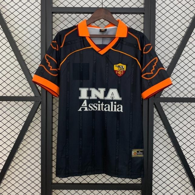 Áo Bóng Đá - Retro As Roma - Năm 1999/2000 - Sân Khách