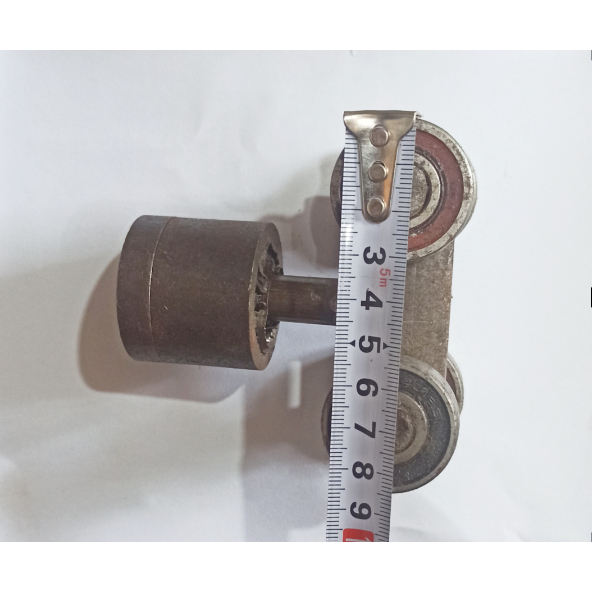 Bộ 2 Bi treo cửa lùa xoay 360 độ. loại bi treo 4 bánh của cửa sắt, cửa lùa. Bi treo xoay 360