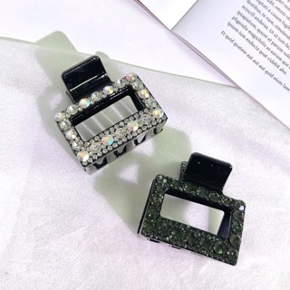 Kẹp tóc càng cua đính đá sang trọng, kẹp tóc bản vuông lớn giữ tóc chắc chắn, phụ kiện tóc nữ thời trang Hàn Quốc
