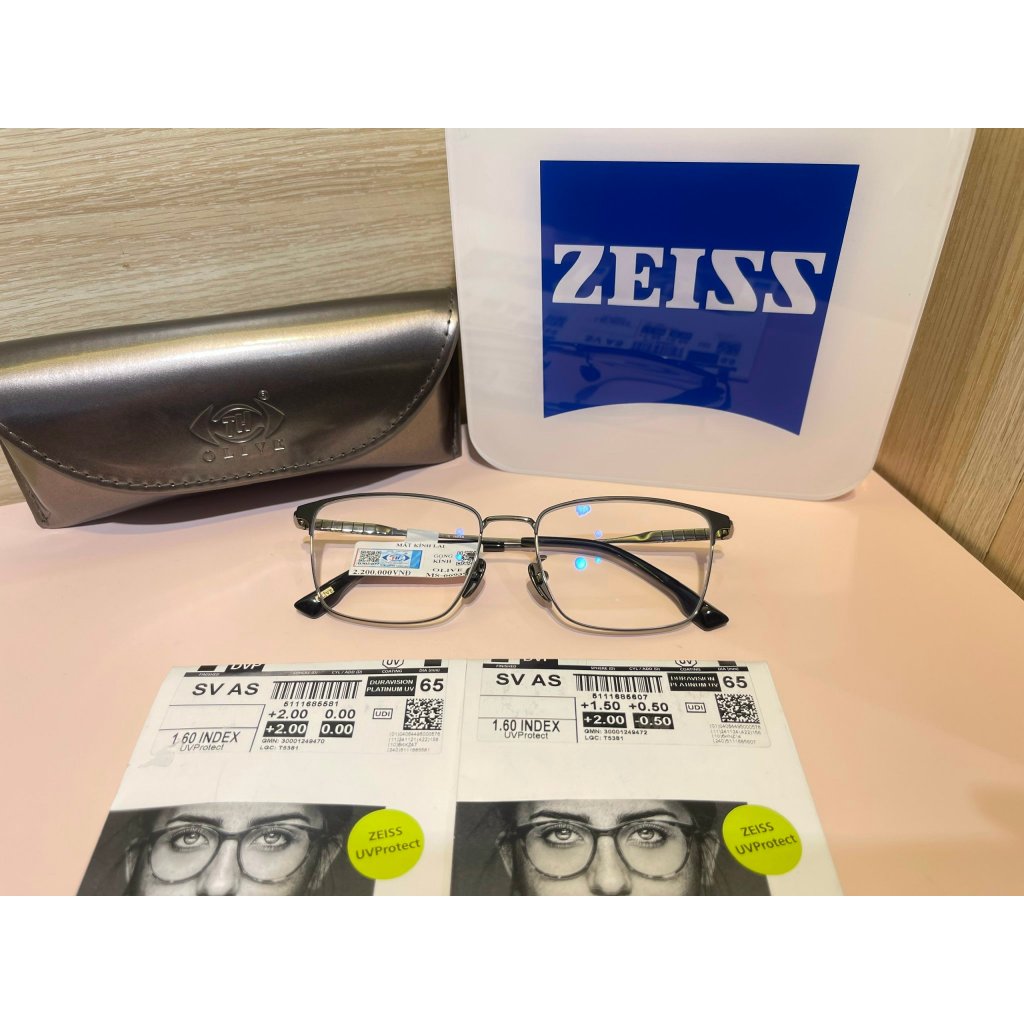 Kính gọng Titanium OLIVE chính hãng