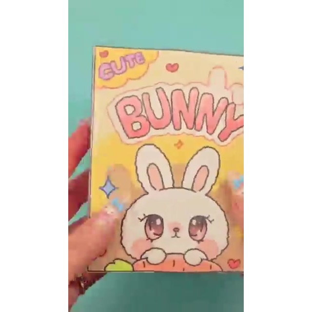 Cute Bunny house - nhà giấy Squishy thỏ con
