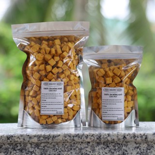 Viên phô mai trứng sấy đông khô cho chó mèo hamster, béo ngậy thơm ngon, tăng cân tăng nọng, mượt lông