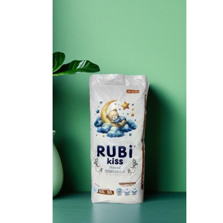 100 Miếng Tã/Bỉm Quần RUBI Kiss Natural Full Size Từ M-4XL (Có Dán Cuộn Bỉm , Có Vạch Báo Tã Đầy)