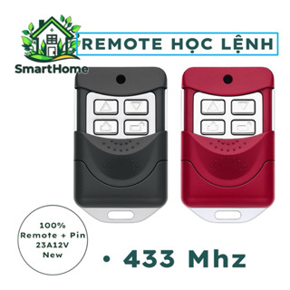 Điều Khiển Cửa Cuốn Học Lệnh Thông Minh Tần Số 433Mhz-Remote Cửa Cuốn Inox
