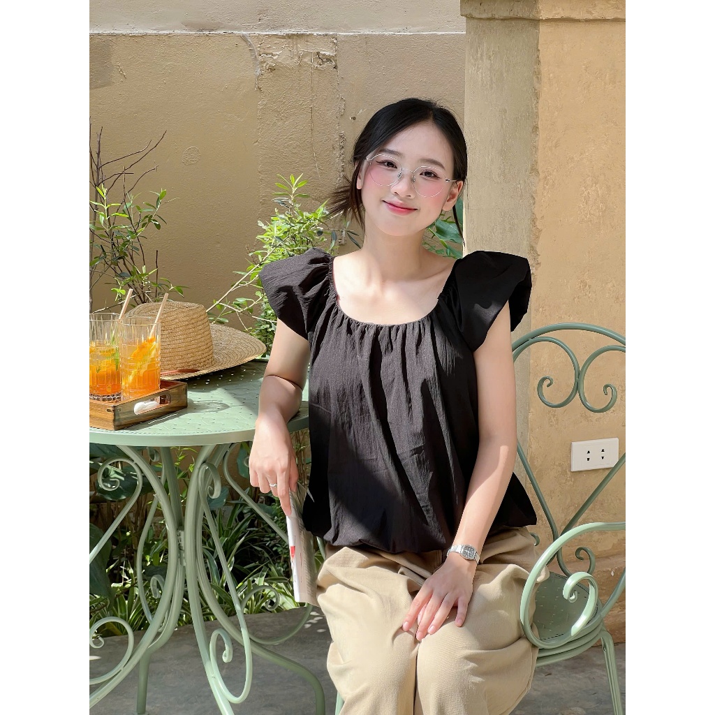 Áo kiểu cổ rộng dáng bồng Miho House | BigBuy360 - bigbuy360.vn