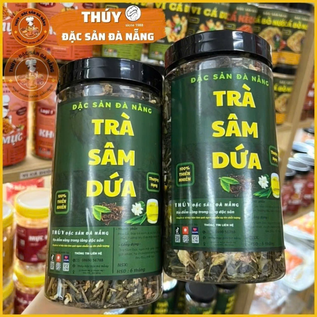 Trà Sâm Dứa Hoa Lài Đặc Sản Đà Nẵng Dạng Hũ Sang Trọng Làm Quà  Đặc Sản Đà Nẵng Thơm Ngon