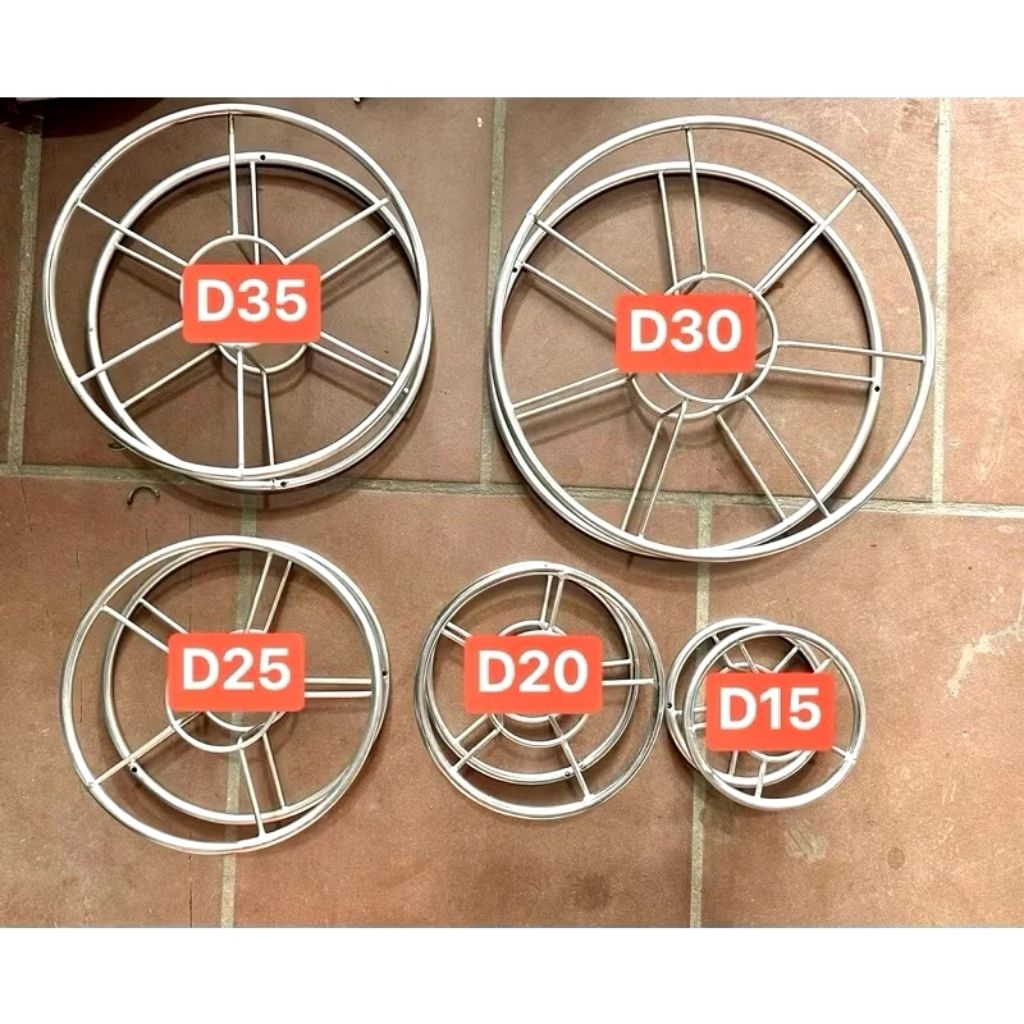 guồng inlox cuộn dây diều, guồng cuốn tay