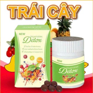 ( Có Quà + Che Tên )Viên Trái Cây Detox Hỗ Trợ Thải Mỡ & Siếo Eo , Bổ Sung Vitamin