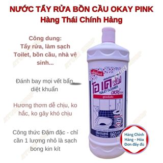 Nước Tẩy Toilet Okay Pink Chính Hảng Thái Lan – Chai 960ml
